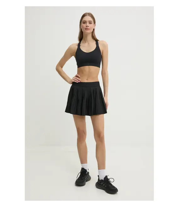Αθλητική φούστα adidas Performance Club χρώμα: μαύρο, JD6117