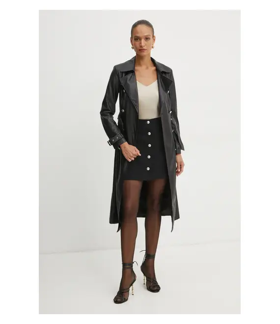 Φούστα Marciano Guess BECKY χρώμα: μαύρο, 5RGD03 7115A