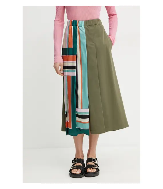 Φούστα Weekend Max Mara χρώμα: πράσινο, 2515101031600