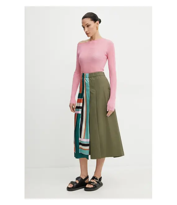 Φούστα Weekend Max Mara χρώμα: πράσινο, 2515101031600
