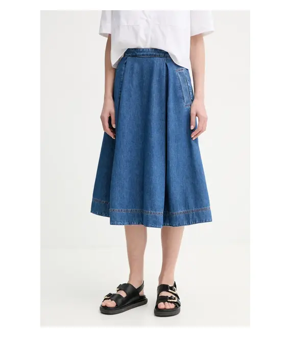 Τζιν φούστα Weekend Max Mara χρώμα: μπλε, 2515101016600