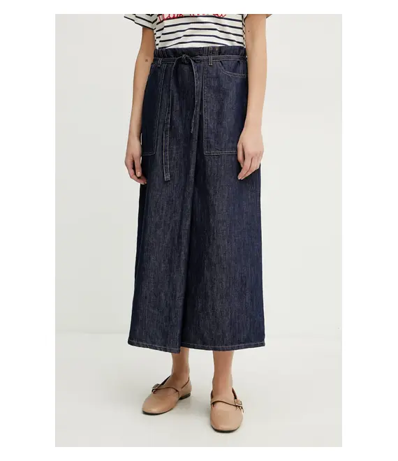 Φούστα Weekend Max Mara χρώμα: ναυτικό μπλε, 2515101082600