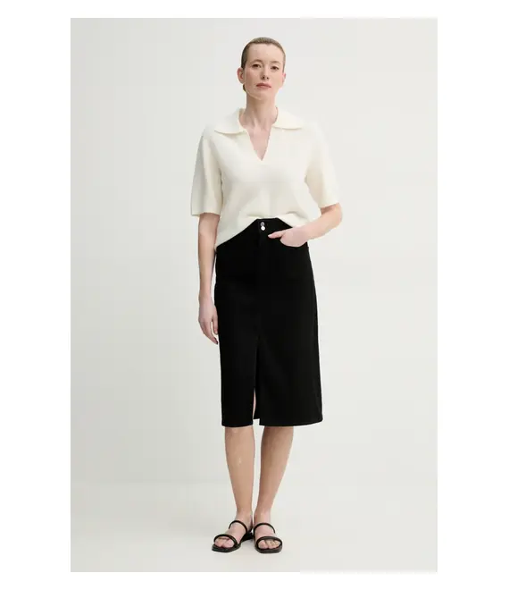 Φούστα Filippa K χρώμα: μαύρο, 31389