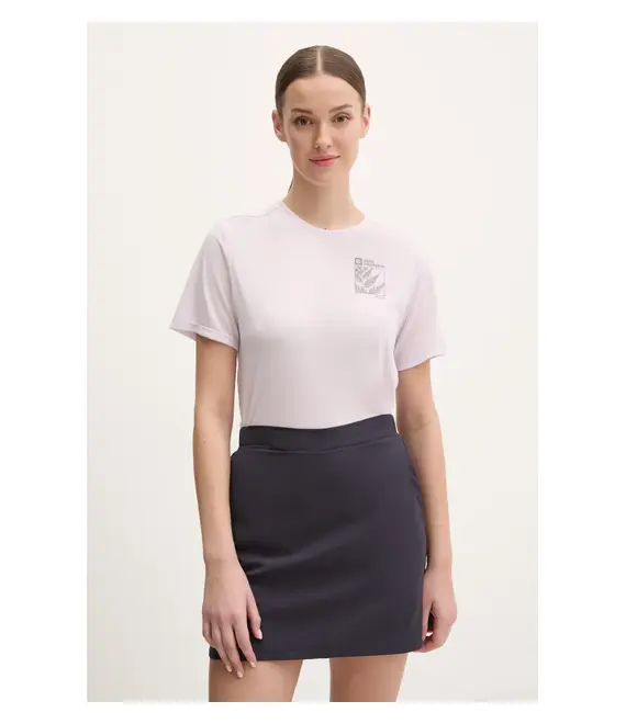 Αθλητική φούστα Jack Wolfskin Waimea Skort χρώμα: ναυτικό μπλε, A63890