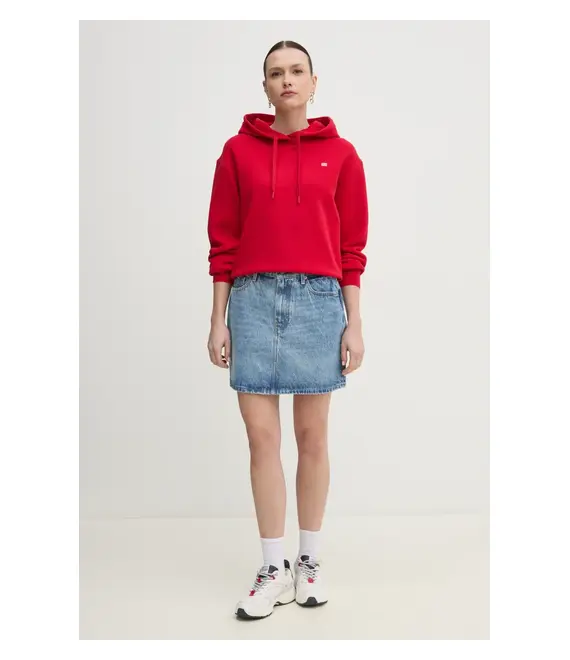 Φούστα Tommy Hilfiger χρώμα: μπλε, WW0WW44392