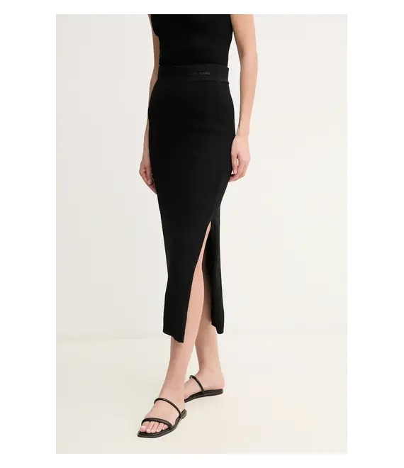 Φούστα Dkny χρώμα: μαύρο, DJ5R0534
