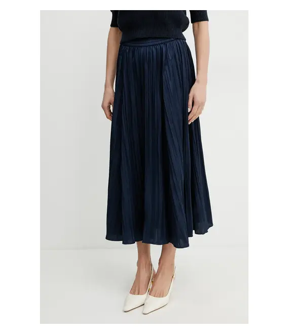 Φούστα MICHAEL Michael Kors χρώμα: ναυτικό μπλε, MS570GDHCP