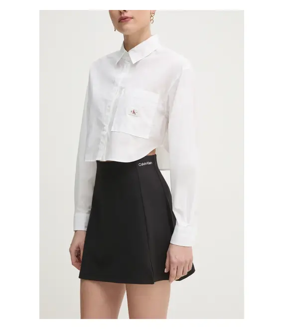 Φούστα Calvin Klein Jeans χρώμα: μαύρο, J20J225333
