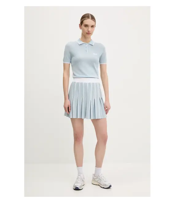 Φούστα Guess χρώμα: μπλε, V5GD00 Z3D60