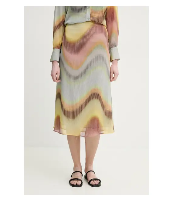 Φούστα PS Paul Smith χρώμα: μπλε, W2R.292S.P31285