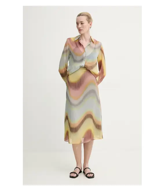 Φούστα PS Paul Smith χρώμα: μπλε, W2R.292S.P31285