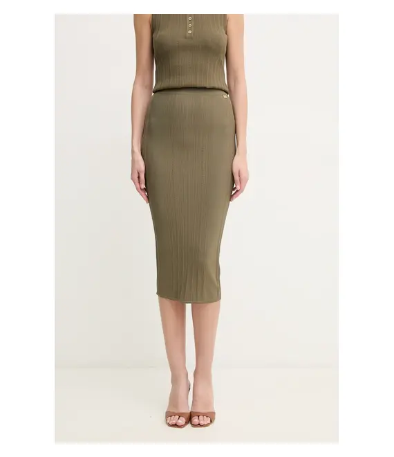 Φούστα Marciano Guess GIADA χρώμα: πράσινο, 5GGD18 5874Z