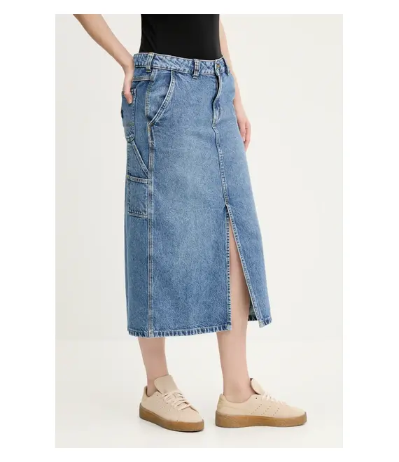 Τζιν φούστα Dickies χρώμα: ναυτικό μπλε, DK0A866SK211