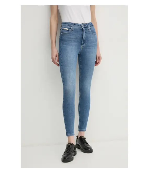 Τζιν παντελόνι Calvin Klein Jeans χρώμα: μπλε, J20J224522