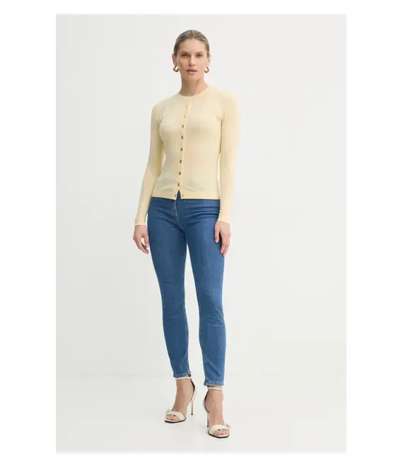 Τζιν παντελόνι Elisabetta Franchi χρώμα: μπλε, PJ86I51E2