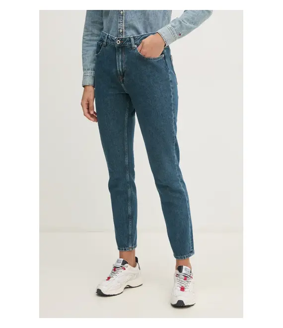 Τζιν παντελόνι Pepe Jeans TAPERED JEANS HW VIOLET PL204591EF2