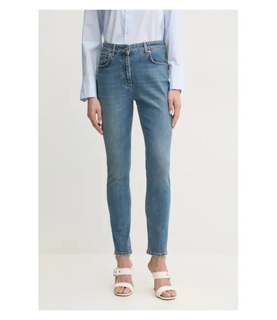 Τζιν παντελόνι Marella SKINNY χρώμα: μπλε, 2513181104200