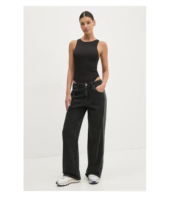 Βαμβακερό τζιν adidas Originals DENIM 3S PANT JD3109