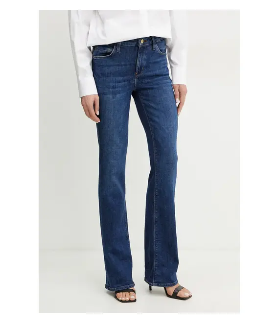 Τζιν παντελόνι Guess χρώμα: μπλε, WBGA58 D4MZ0