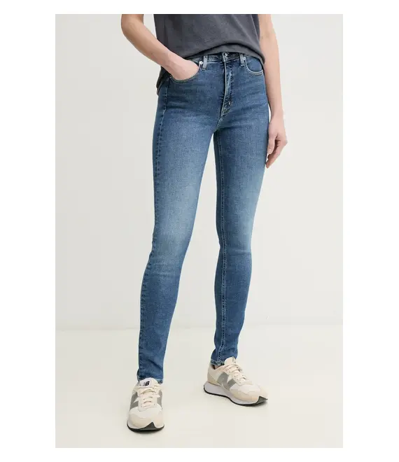 Τζιν παντελόνι Calvin Klein Jeans χρώμα: μπλε, J20J225149