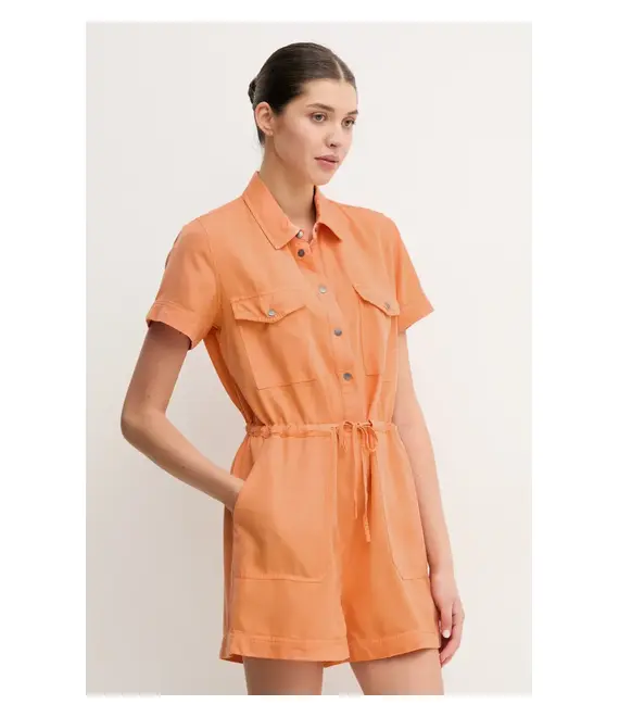 Ολόσωμη φόρμα Pepe Jeans EDMEE χρώμα: πορτοκαλί, PL230511
