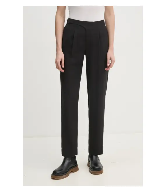 Παντελόνι Calvin Klein Jeans χρώμα: μαύρο, J20J224846