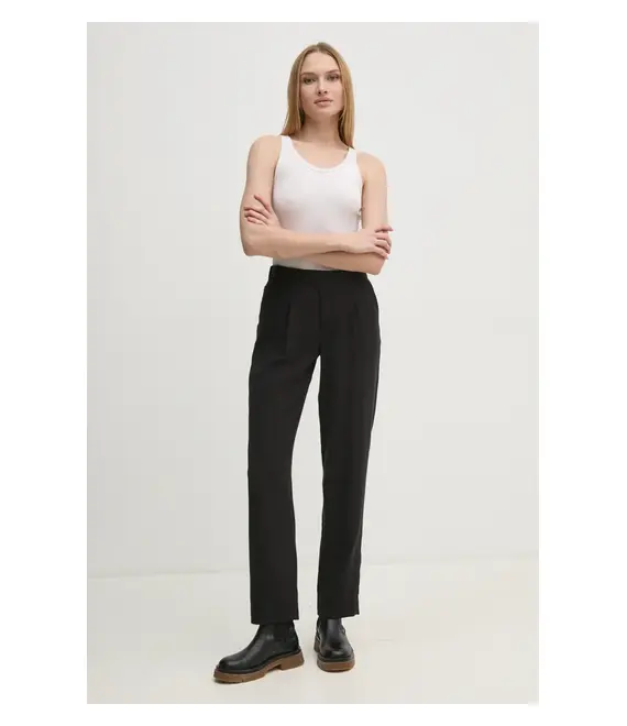Παντελόνι Calvin Klein Jeans χρώμα: μαύρο, J20J224846
