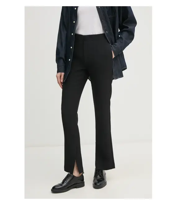 Παντελόνι Calvin Klein Jeans χρώμα: μαύρο, J20J224853