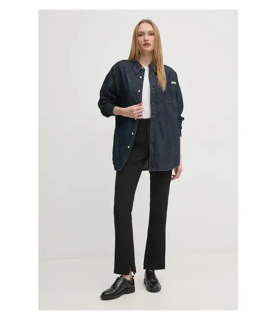 Παντελόνι Calvin Klein Jeans χρώμα: μαύρο, J20J224853