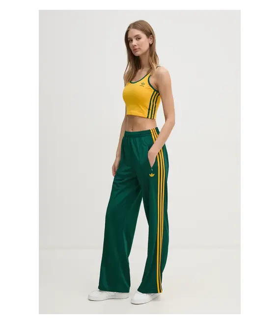 Παντελόνι φόρμας adidas Originals Firebird χρώμα: πράσινο, JP2314