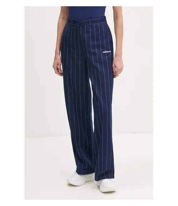 Παντελόνι adidas Originals PINSTRIPE PANTS χρώμα: ναυτικό μπλε, JJ3482