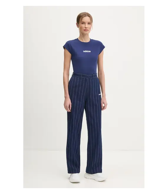 Παντελόνι adidas Originals PINSTRIPE PANTS χρώμα: ναυτικό μπλε, JJ3482