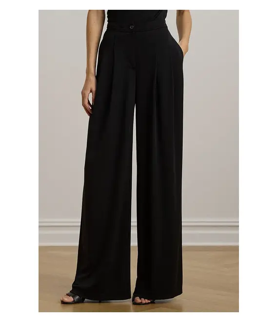Παντελόνι Lauren Ralph Lauren χρώμα: μαύρο, 200961941