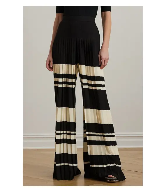 Παντελόνι Lauren Ralph Lauren χρώμα: μαύρο, 200970173