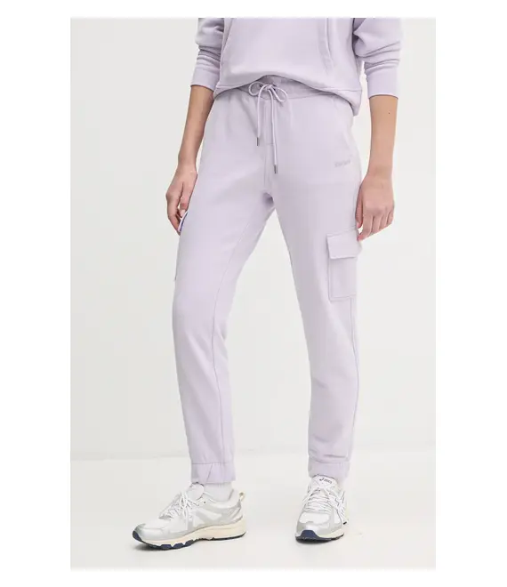 Παντελόνι φόρμας Dkny χρώμα: μοβ, DP5P3504