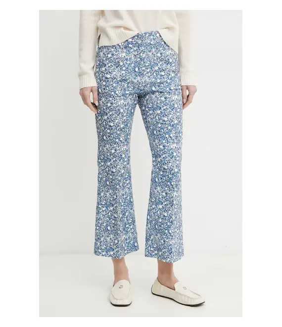 Παντελόνι Weekend Max Mara χρώμα: μοβ, 2515131122600