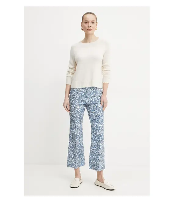 Παντελόνι Weekend Max Mara χρώμα: μοβ, 2515131122600