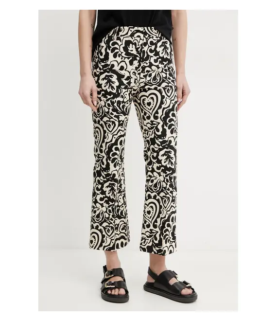 Παντελόνι Weekend Max Mara χρώμα: μαύρο, 2515131122600