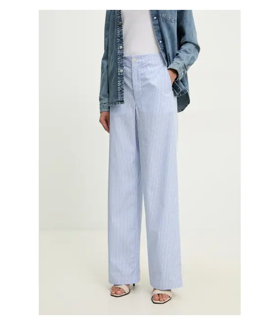 Βαμβακερό παντελόνι Moschino Jeans χρώμα: μπλε, 0328 3725