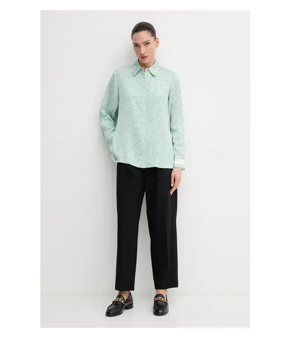 Παντελόνι Tommy Hilfiger χρώμα: μαύρο, WW0WW44793