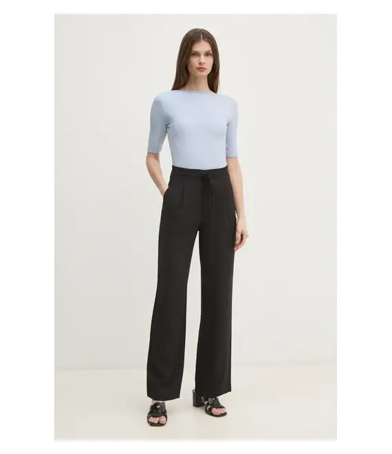 Παντελόνι Calvin Klein Jeans χρώμα: μαύρο, J20J225339