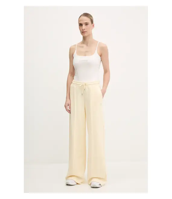 Βαμβακερό παντελόνι Guess PRIMULA χρώμα: κίτρινο, V5GB07 KCRP0