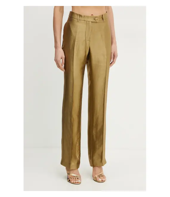 Παντελόνι Marciano Guess MILLA χρώμα: κίτρινο, 5GGB18 7312A