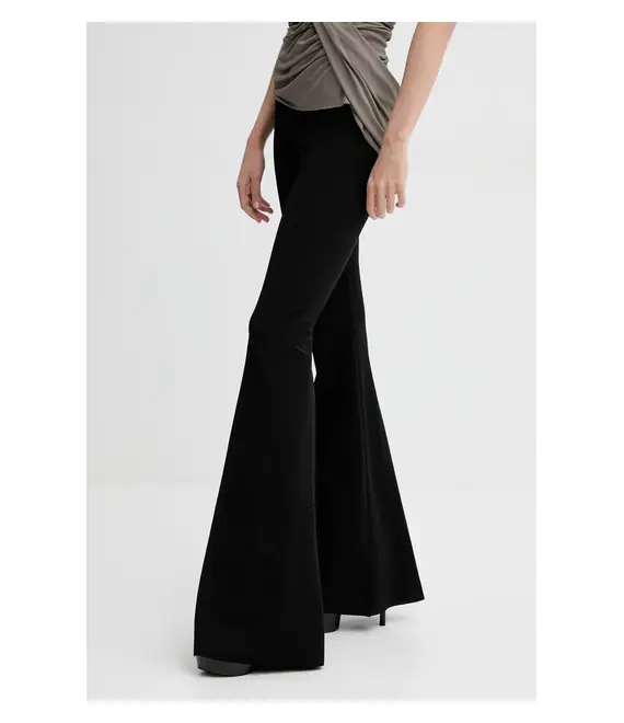 Παντελόνι Rick Owens Lilies χρώμα: μαύρο, LI01E4338JCVS