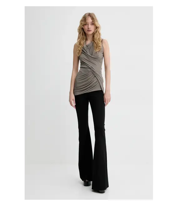 Παντελόνι Rick Owens Lilies χρώμα: μαύρο, LI01E4338JCVS