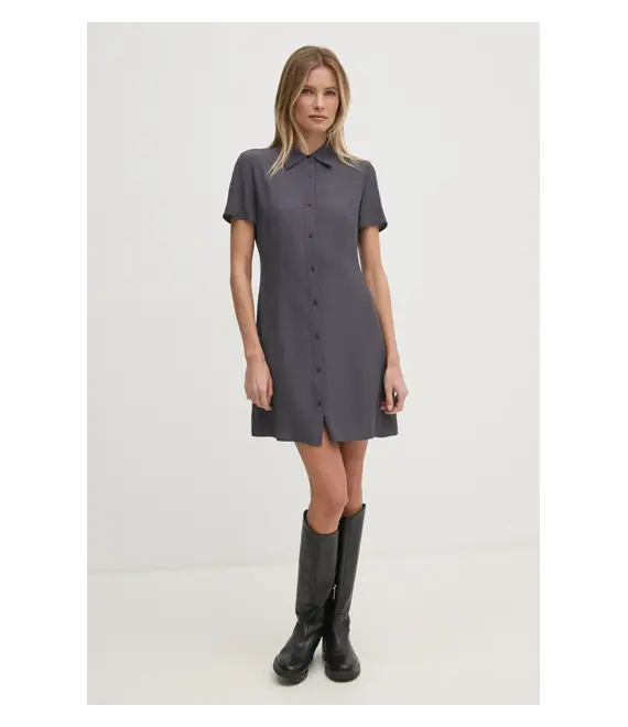 Φόρεμα Calvin Klein Jeans χρώμα: γκρι, J20J224820