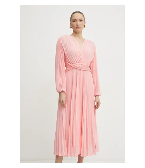Φόρεμα Twinset χρώμα: ροζ, 251TP2330