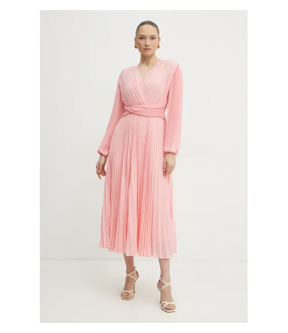 Φόρεμα Twinset χρώμα: ροζ, 251TP2330