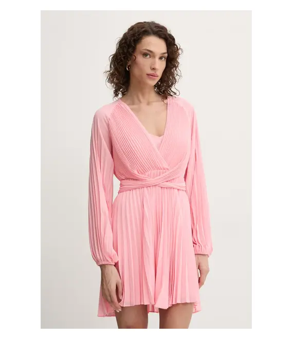 Φόρεμα Twinset χρώμα: ροζ, 251TP2334