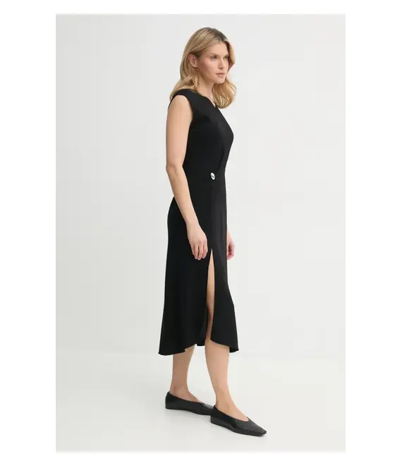 Φόρεμα A.L.C. χρώμα: μαύρο, 6DRES02428